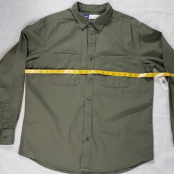Men's Old Navy Oversized Cotton Shirt Jacket - Picture 10 of 15